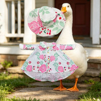 Complete Accessories Floral Goose Shirt Reusable Porch Goose Costume Fade-Resistant Yard Decor