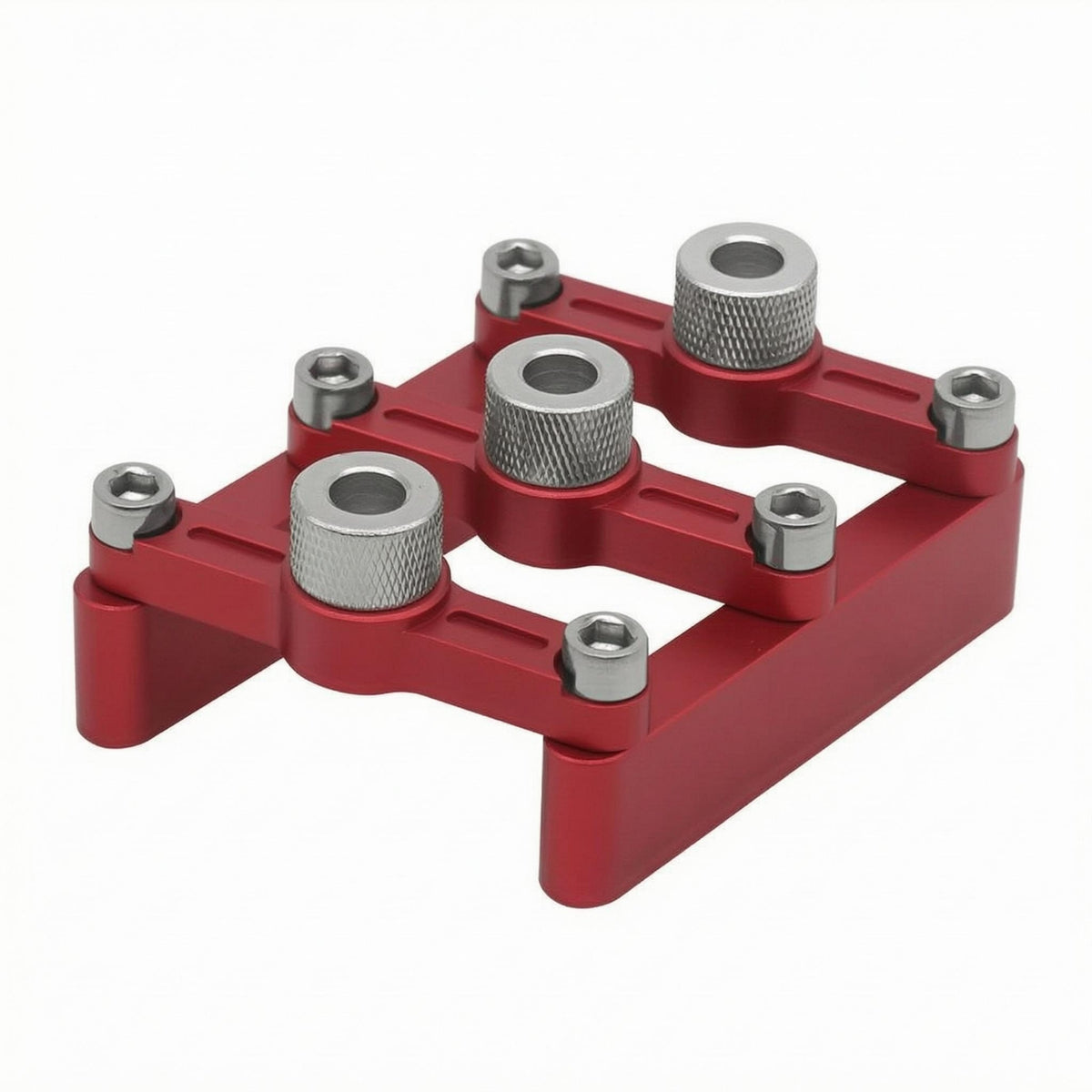 Alignment Markings Dowel Drilling Jig Clamp Screws 90-Degree Drill Guide Compact Power Tool Accessory Wear-Resistant