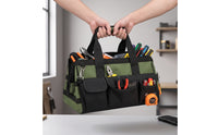 Tool Bag Multi-Compartment Tool Bag with Adjustable Shoulder Strap for Technicians, Job Site