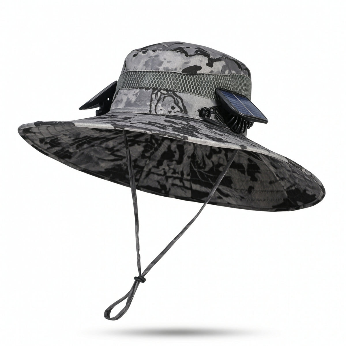 Solar Fan Hat Rechargeable Cooling Fan Hat Hands-Unrestricted for Anglers