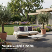 Woven Sofa and Chair Set Nordic Design 4-Piece Woven Sofa Set Outdoor Furnishing for Hosts, Hospitality Businesses, Garden, Balcony, Deck