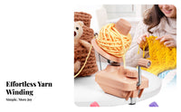Yarn Ball Winder Smooth Winding Manual Yarn Winder Easy to Use Knitting Supply for Home