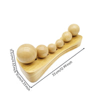Wooden Massage Pillow Solid Wood Massage Pillow with Wooden Balls Manual