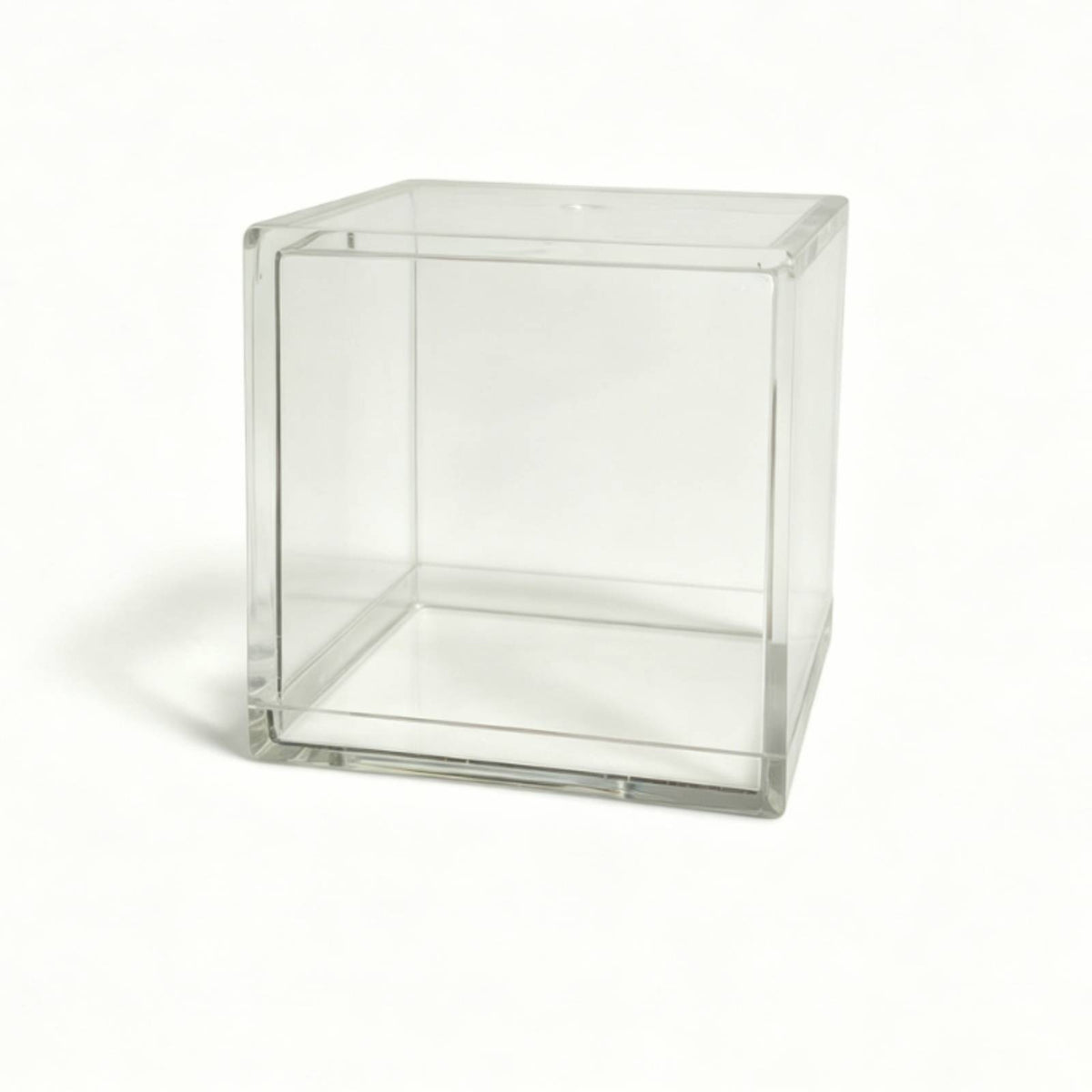 Miniature Clear Acrylic Display Case Shielding Cube Display Case High-Quality Dustproof Showcase Portable for Hobbyists, Bookshelf