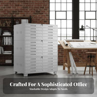 Flat document Cabinet utilitarian Design Multi-Drawer Unit robust Construction Office Furniture for Architects, Designers, Study Room, Bedroom, Under Desk