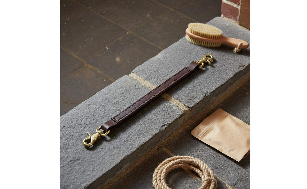 Leather Saddle Hold Strap - Beginner Friendly, Steadying Grip