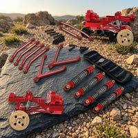 Damping System Kit with Shock Absorbers Aluminum Shock Absorber Kit Replacement Mount for Hobbyists