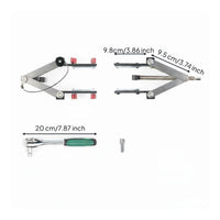 Multi-Directional Carpentry Clamp Easy Setup Four Direction Panel Clamp Heavy Duty Clamping Tool for Bench, Workshop