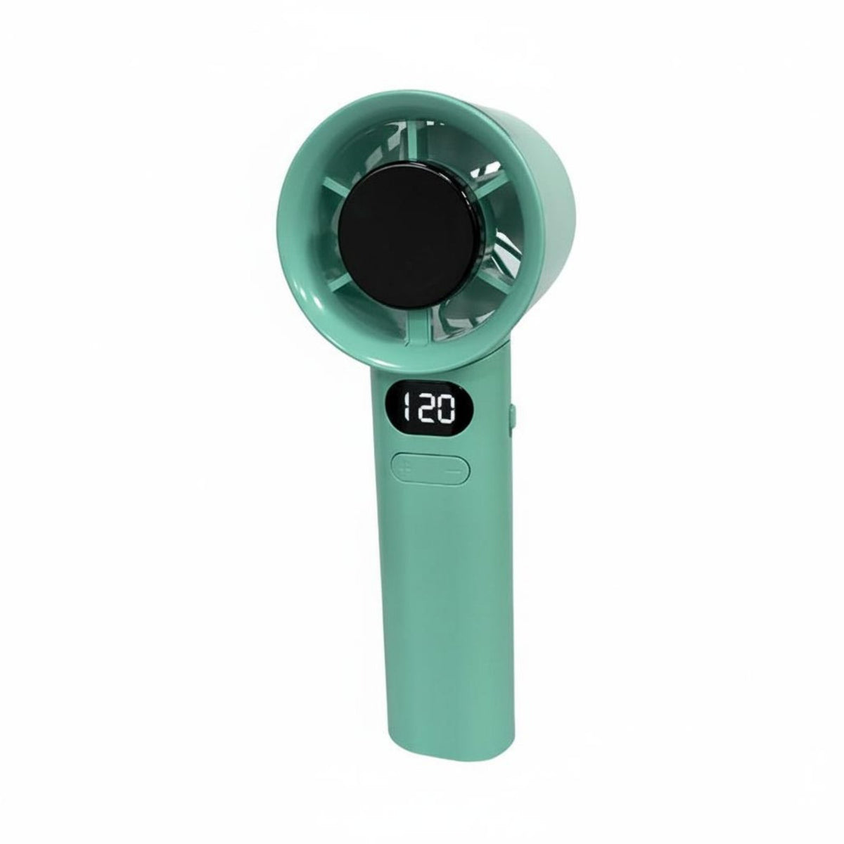 Lightweight USB Rechargeable Fan Long Battery Life Mini Cooling Fan Powerful Airflow Portable Jet Blower Quiet Operation for Travel, Outdoor, Office, Commuting