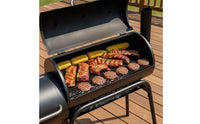 Outdoor Grill with Side Firebox High-Temp Offset Smoker Sturdy Barbecue Movable for Backyard Chefs