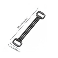 Adjustable Chest Expander Anti-Slip Handles Removable Tube Pull Exerciser Tubes Fitness Equipment for Men