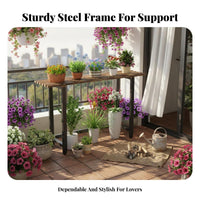 Floor-Standing Tiered Planter Shelf Indoor & Outdoor Use Flower Rack Multi-Tier Plant Stand Space Saving for Gardeners, Homeowners, Balcony, Patio, Living Room, Corner
