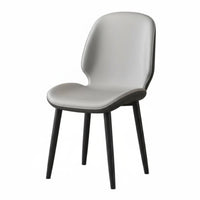 Upholstered Shell Chair Nordic Aesthetic Household Furniture Gold-Tipped Legs