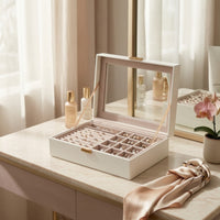Removable Tray Jewelry Storage Box