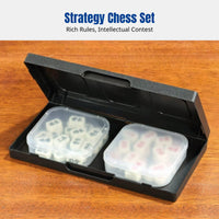 Large Soldier Chess Set, Foldable Land Game Board, Portable Educational Game for Kids, Family Strategy Toy
