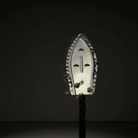 African Shaker Metal Shaker with Bells Traditional Rattle for Live Music, Cultural Performances, Rehearsals