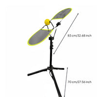 Portable Pickleball Practice Aid Stable Tripod Base Solo Pickleball Practice Aid Easy Assembly Solo Practice Equipment Long-Lasting Frame for Beginners, Outdoor, Indoor, Backyard