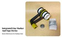 Ground Line Marking Machine Exact Application Circle Drawing Tape Guide Labor-Saving Floor Tape for Basketball Courts, Gymnasiums, Floors