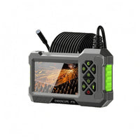 IP67 Water Resistant Industrial Endoscope 4.3-Inch IPS Display Display Industrial Endoscope Camera Rigid Rod Borescope Type-C Charging for Automotive Repair