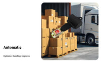 Retractable Pallet Strap High Tensile Strength Automatic Retractable Strapping Heavy Duty Self Retracting Cargo Strap for Warehouse, Logistics