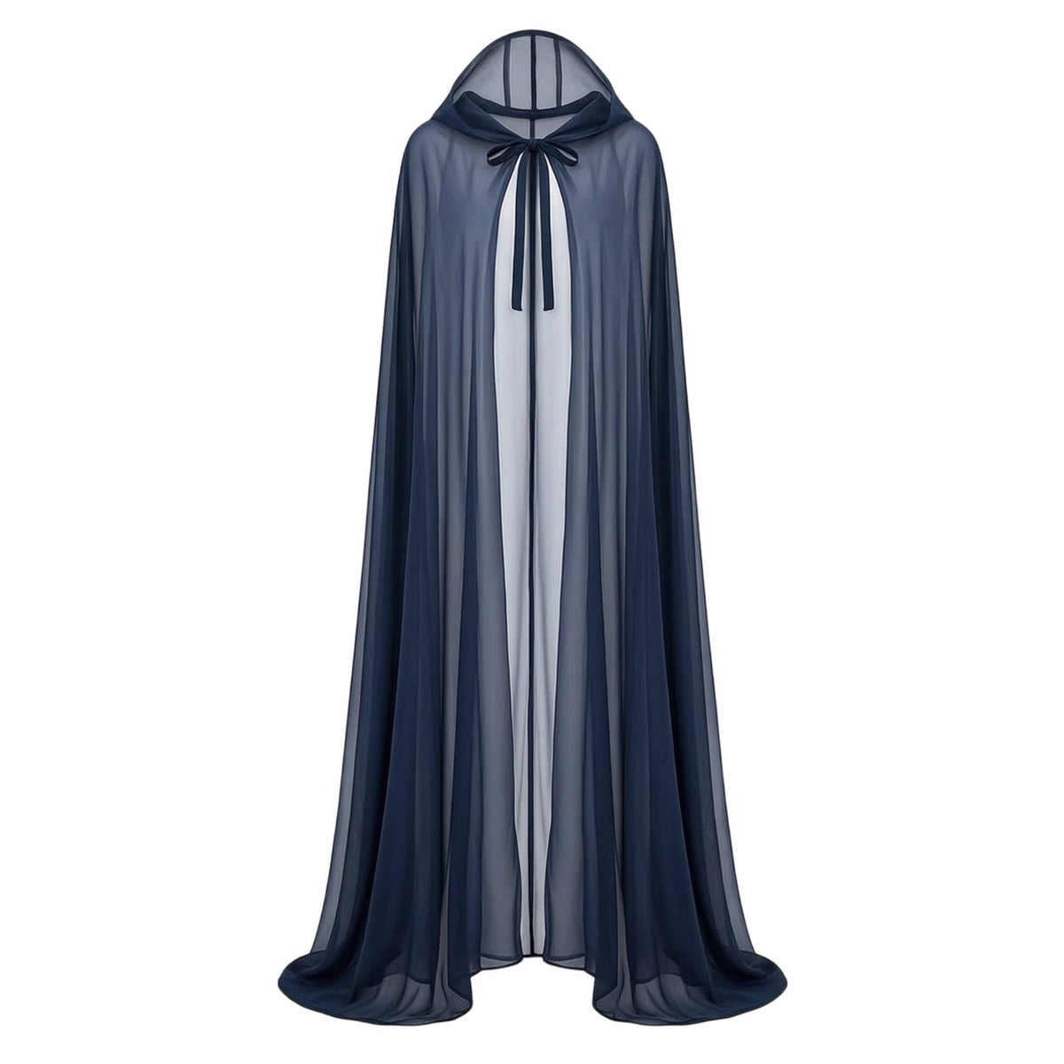 Hooded Cape Translucent Hooded Cloak Lightweight for Photo Shoots, Masquerade