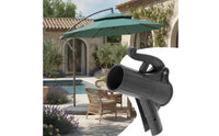 Umbrella Handle with Mounting Bar Easy to Install Umbrella Fixed Handle Hardware Heavy-Duty Long-Lasting for DIYers