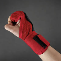 Open-Finger Wraps with Padded Protection Breathable Boxing Hand Wraps Shielded Fingerless Gloves for Fighters