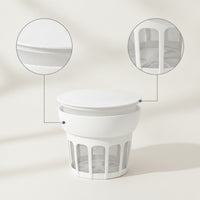 Yogurt Strainer with Lid Lidded Yogurt Strainer Cup Reusable Mesh Strainer Basket for Kitchen