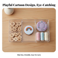 Mini Soft Measuring Tape Multi-Functional Cute Cartoon Tape Measure Retractable Soft Ruler Portable and Lightweight for Home Use