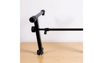 Double Tier Keyboard Stand Heavy Duty Double Keyboard Stand Portable 2-Tier Synthesizer Rack for Artists