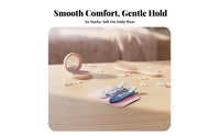 No-Wrinkle Hair Barrette Cute Design Wrinkle Less Hair Barrette Snap Barrette Colorful Designs Secure Hold for Women