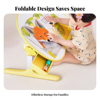 Peanut Shaped Study Table Multi-Use Foldable Bed Table Lightweight Adjustable children's Desk for Preschoolers, Young Children, on the Floor, Playroom
