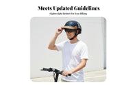 Half Helmet 3C Certified Motorcycle Half Helmet Removable Washable Liner Breathable Riding Cap for Adults Motorist S
