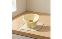 Whisker Friendly Elevated Cat Bowl Easy to Clean Raised Cat Water Bowl Safe Material Ceramic Raised Pet Dish Dishwasher Safe for Cats, Kittens, Small Dogs