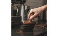 Coffee Cleaning Brush Wooden Handle Coffee Brush Dense Bristles for Baristas, Espresso Station