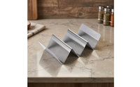 Taco Holder Stand Upright V-Shaped Taco Stand Rust-Resistant for Kitchen