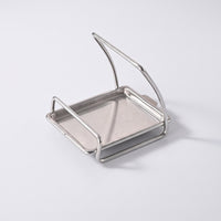 Pot Lid Rack with Drips Tray Removable Pot Lid Holder with Drips Tray Rust-Resistant for Kitchen Counter, Cooktop Side