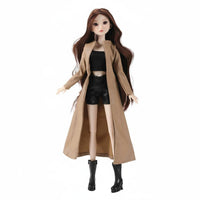Fashionable 1/6 Doll Fashion Set Street Design Fashion Doll Clothes Set Assortment and Match 1/6 Scale Suit Stylish Accessories for Collectors, Display, Photo Shoots
