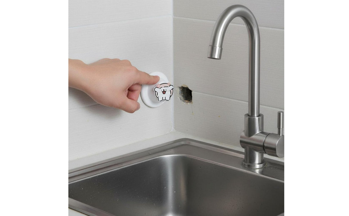 Hides Imperfections Cartoon Water Pipe Concealer Easy Installation Cartoon Pipe Cover Nail-Adhesive-Backed for Children, Bathroom, Kitchen