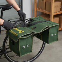 Large Capacity Motorcycle Saddlebags Wear-Resistant Motorcycle Side Bags Universal Fit Canvas Pannier Set Keeps Shape for Commuting