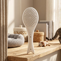 Pet Hair Remover and Dog Brush for Dog Grooming, Self Cleaning Slicker Brush with Massage Pins, ABS Dog Comb for Long Hair, Ergonomic Handle