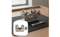 Three-Bead Bracelet Press Heavy Duty Metal Timepiece Strap Removal Tool Spring Bar Tool Kit for Professionals, Jewelers, Workbench