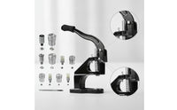 Eyelet Hand Press Machine with Dies Complete Hand Press Machine with Setting Dies Tabletop Rivet Setter for Leathercrafters, Leathercraft, Workshops