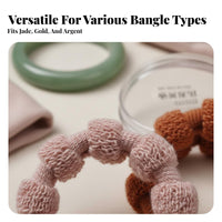High Elasticity Anti-Collision Jewelry Bumper Secure Fit Elastic Bracelet Sleeve Soft & Comfortable for Women, Daily Wear, Home, Workplace