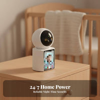 Visual Call Camera with Screen Interactive Audio Smart Baby Monitor Single Press Call Camera Observation Equipment
