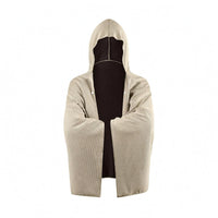 Hooded Cooling Towel Cloak Lightweight Snap-Front Towel Cloak Absorbent