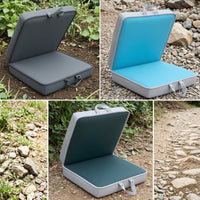 Portable Kneeling Mat with Handle Wipe-Clean Foldable Kneeling Pad Thick Padded Garden Kneeler Waterproof for Gardeners