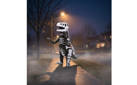 Inflate Inflatable Skeleton Dinosaur Costume Funny Inflatable Dinosaur Costume Long-Lasting Apparel One Size Fits All for Cosplay