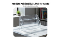 Household Storage Tiered Organizer Compact Footprint for Vanity
