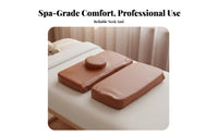 High Resilience Sponge Beauty Bed Headrest Quick Rebound Massage Table Headrest Anti-Collapse Design for Beauticians, Spas, Wellness Centers